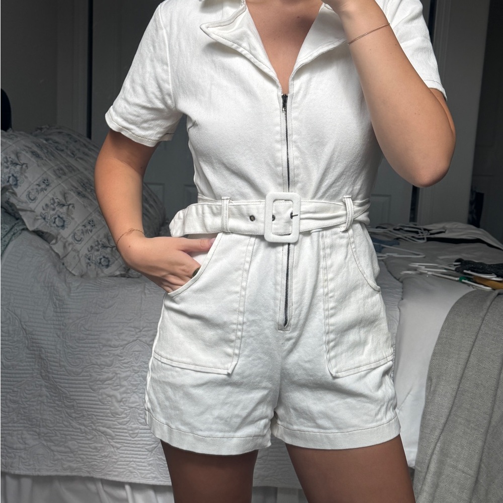 Day + Moon Cream Romper
